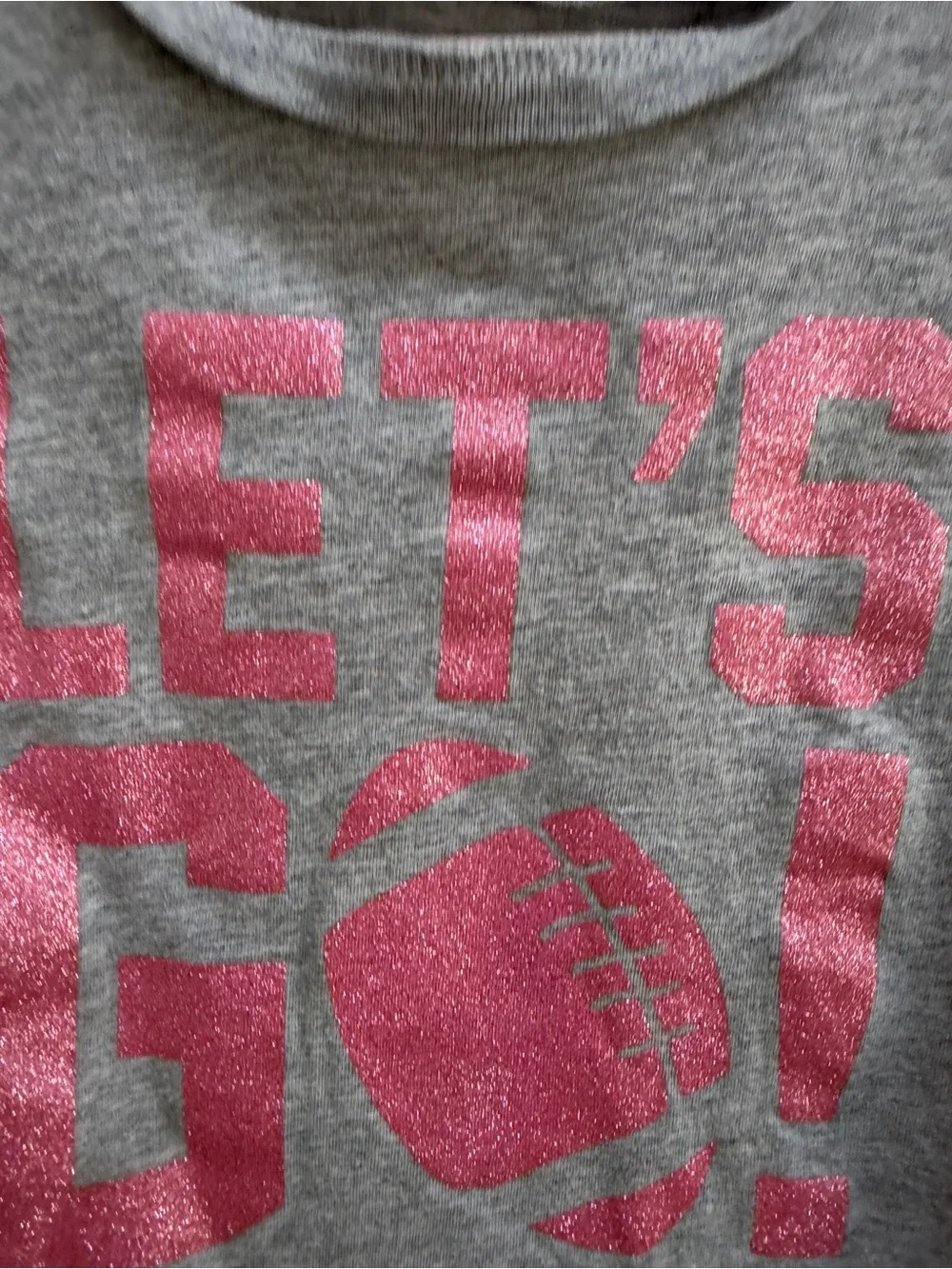 Carter's Girls 4 Gray Long-Sleeve Tee Shirt with Pink 